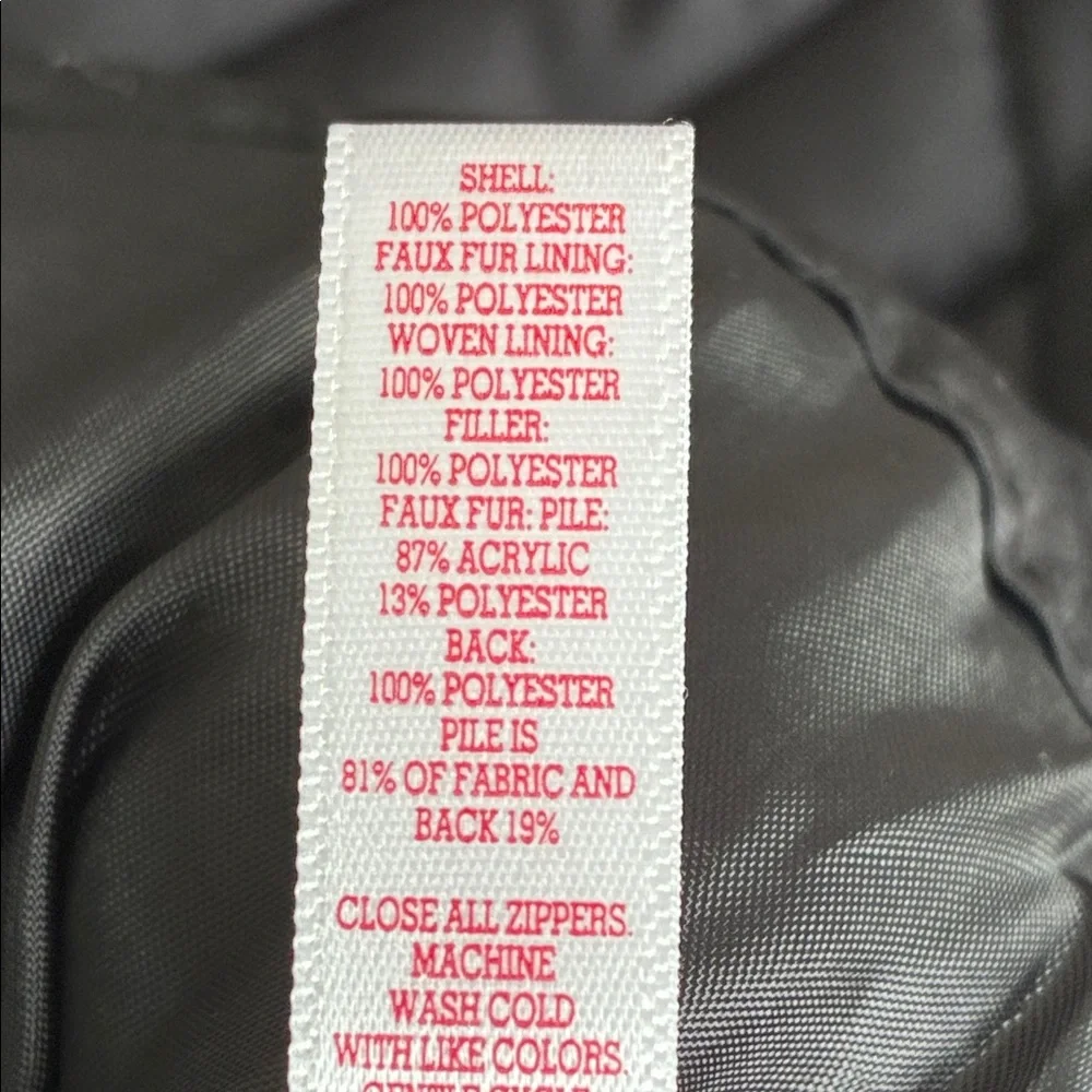SO Kids Black Puffer Jacket